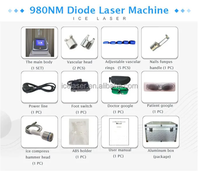 30w 980 nm diode laser vascular removal machine multi functional 1470nm 980nm diode laser with medical CE