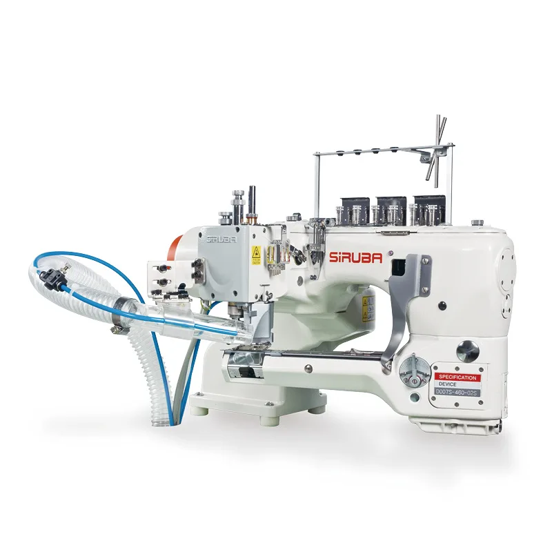 Second hand Siruba D007S 4 needle 6 thread feed-off-the arm flat seamer sewing machine