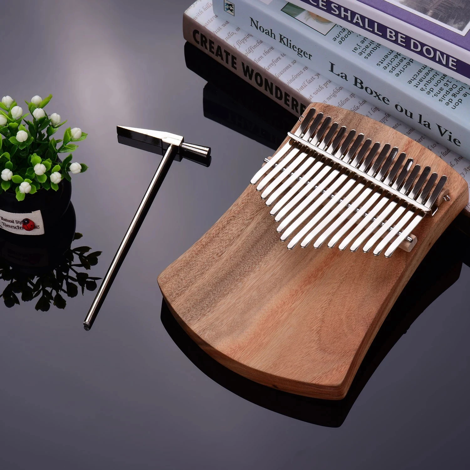17 клавиш пианино для большого пальца Kalimba Camphorwood C Tone Factory OEM оптовая продажа