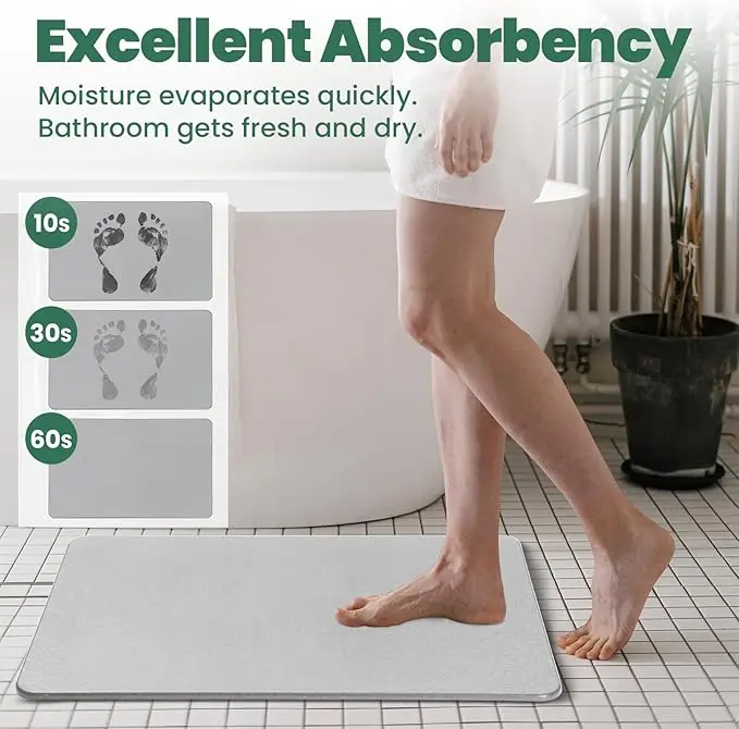 Diatomite Stone Bath Mats Diatomite Pad Diatomaceous Earth Originate Stone Bath Mats Diatomite Mat For Home