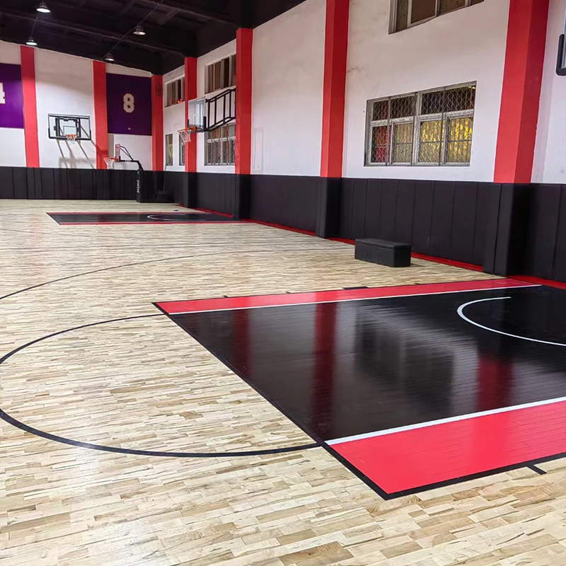 China Supplier Professional Maple Sport Floor Indoor Wood Gym Flooring