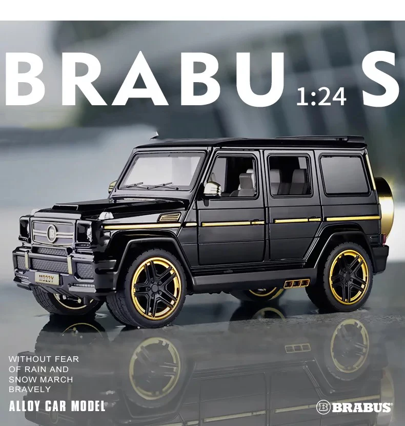 High quality Alloy 1:24 Diecast Car Model Action BENZ Figure