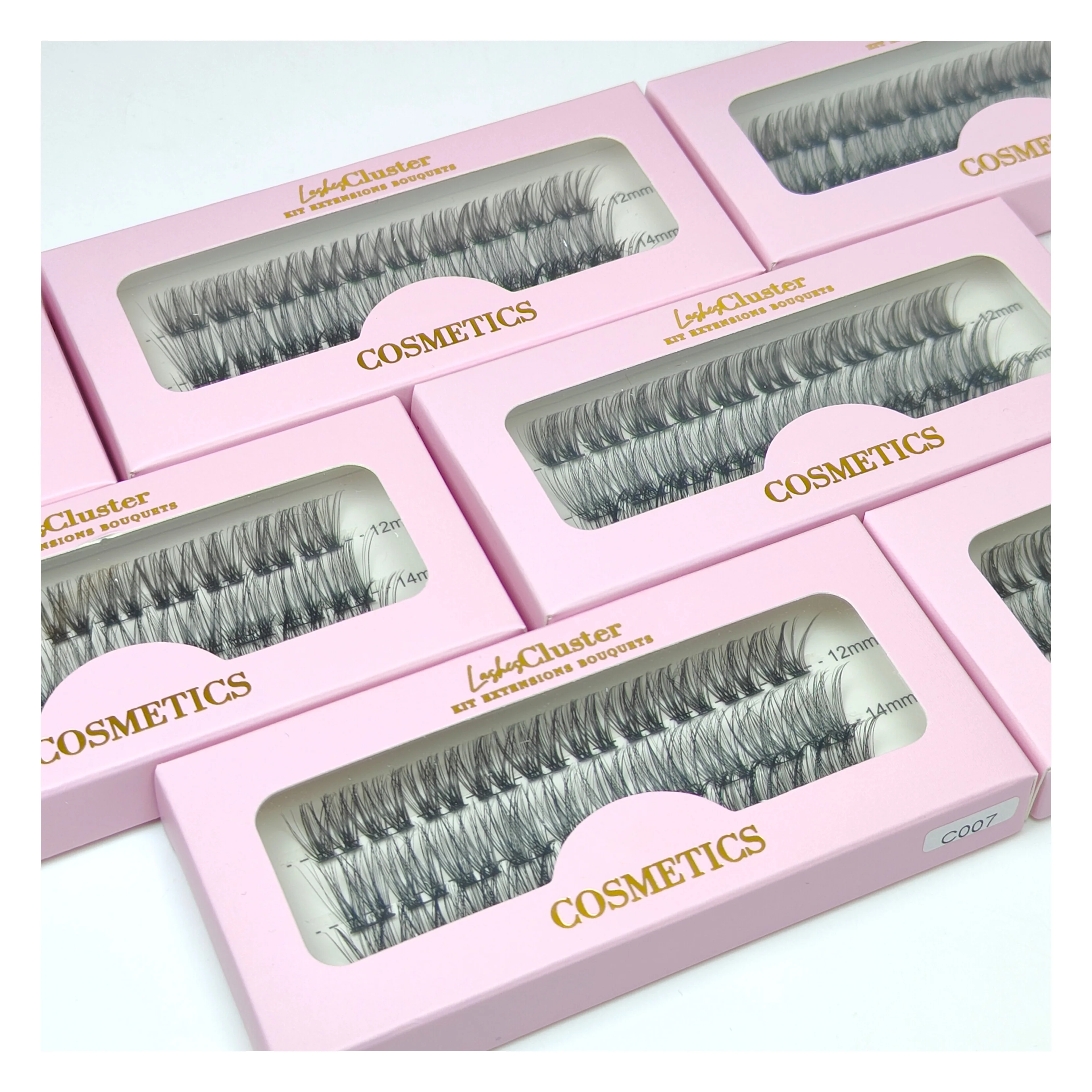 Beauty Eyelashes Vendor DIY Cluster Lashes Wholesale Eyelash Extensions Segmented Lash Clusters