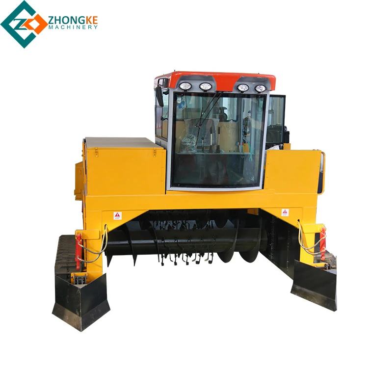 vermi organic fertilizer compost aerator fertilizer fermentation machine