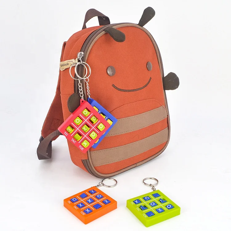 Лидер продаж рекламная игрушка Tic Tac Toe с цепочкой для ключей пластиковые обучающие игрушки