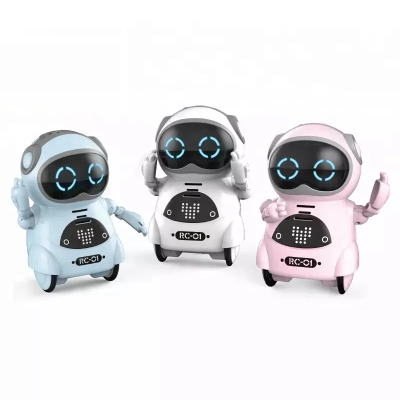 Electronic Smart Voice Control Dancing Robot Toy Intelligent Pocket Toy Pocket Robot
