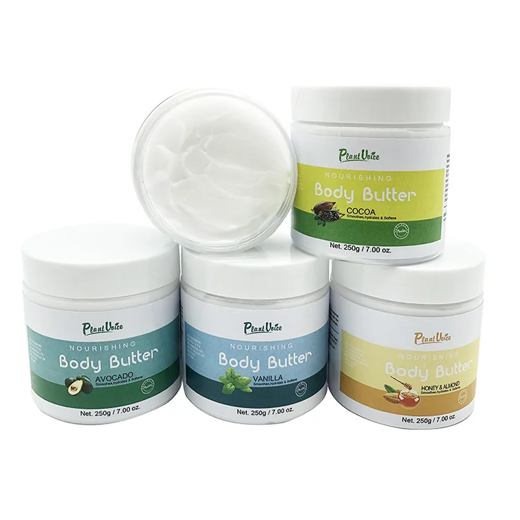 Custom Colourful Scented Moisturiser Natural Body Cream Butter Handmade Fruit Rainbow Whipped Body Butters