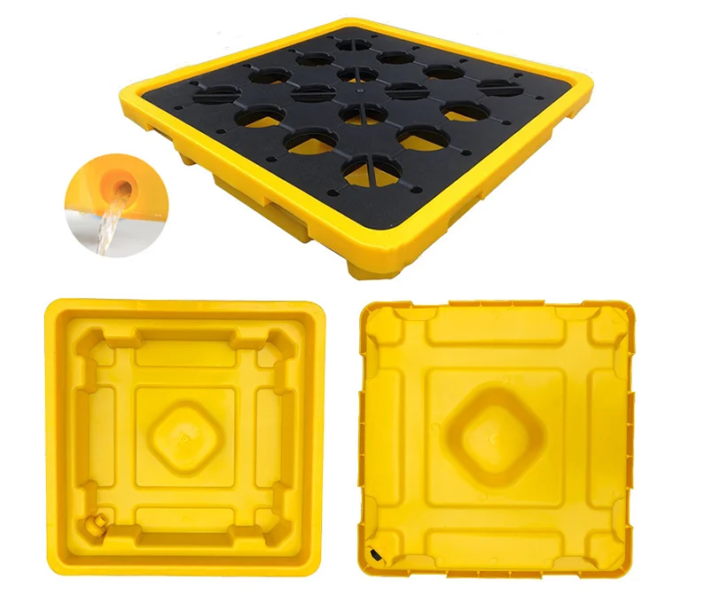 IBC Spill Pallet Plastic Oil Chemical Spill Pallet for Drums Chemical Spill Pallet