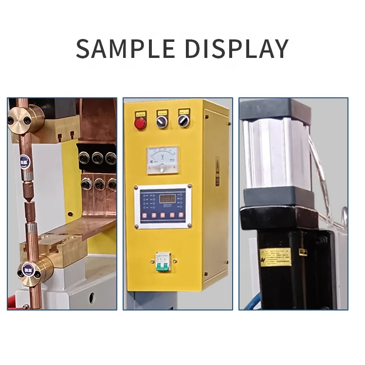 Digital carbon brushes capacitor discharge stored energy steel metal spot welding machine