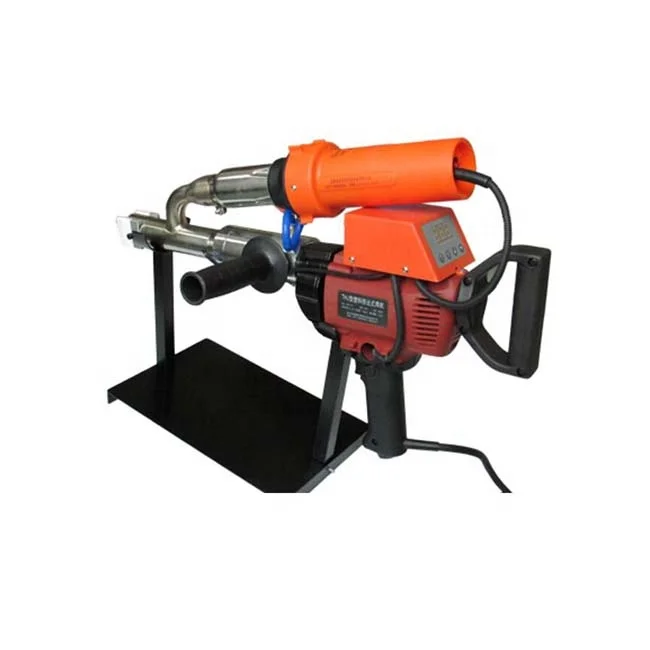 Thermoplastic HDPE PP PVDF biogas sheet liner geomembrane manual extruder welding gun