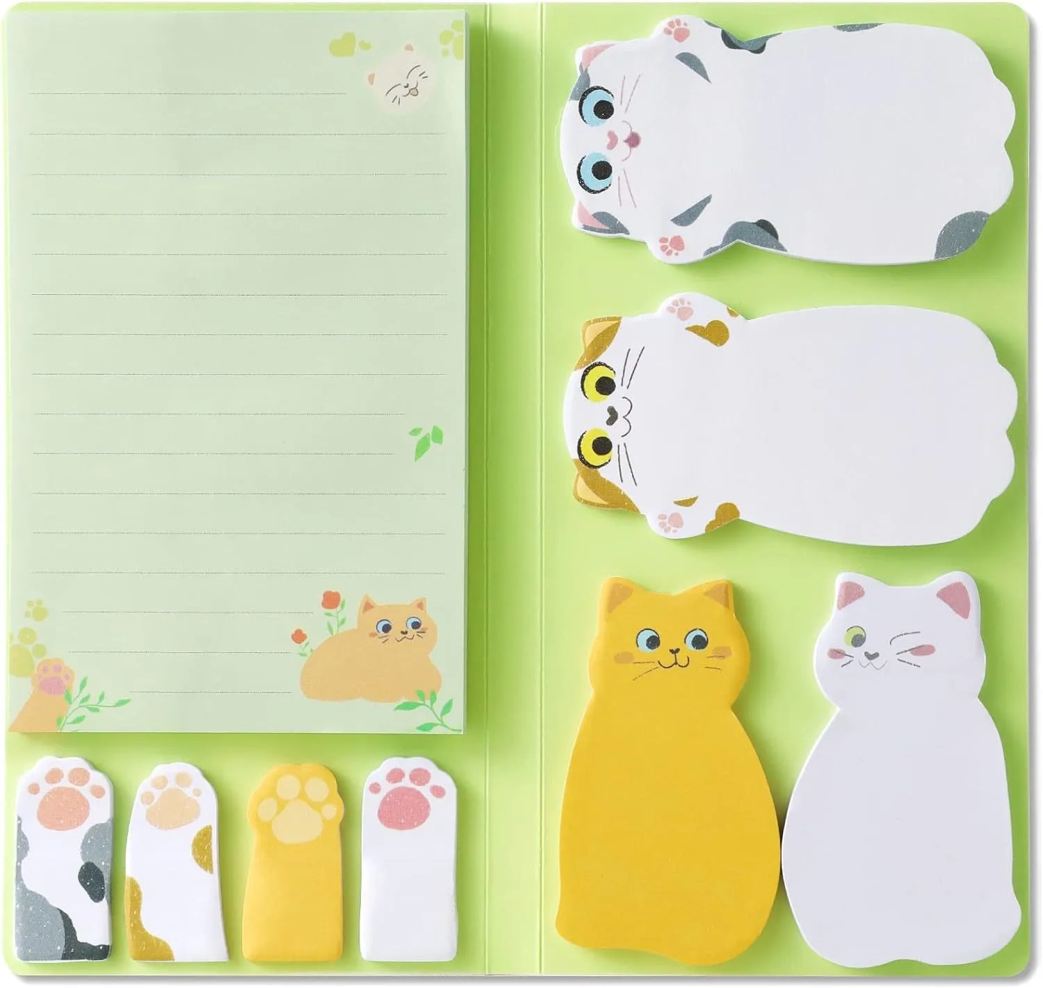 A variety of special-shaped combination note creative simple cartoon message  times sticky note