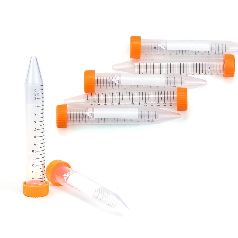 for lab centrifuge machine consumables disposable plastic 15ml centrifuge tubes conical tube