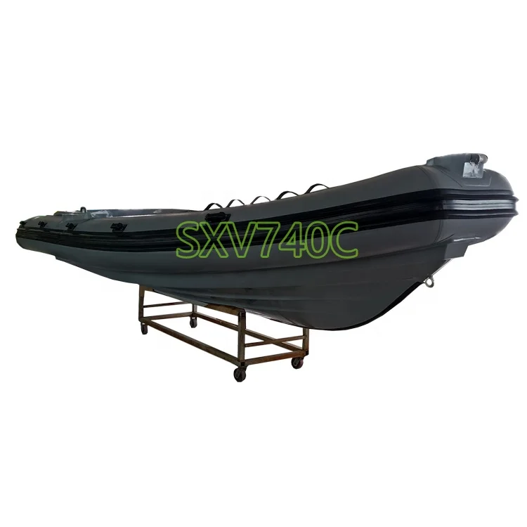 inflatable rib boat hypalon with motor SXV750C