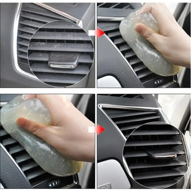 Magic Clning Tool Car Clner Glue Panel Air Vent Outlet Dashboard Laptop Home  Mud Remover Car Gap Dust Dirt Clner Soft Gel