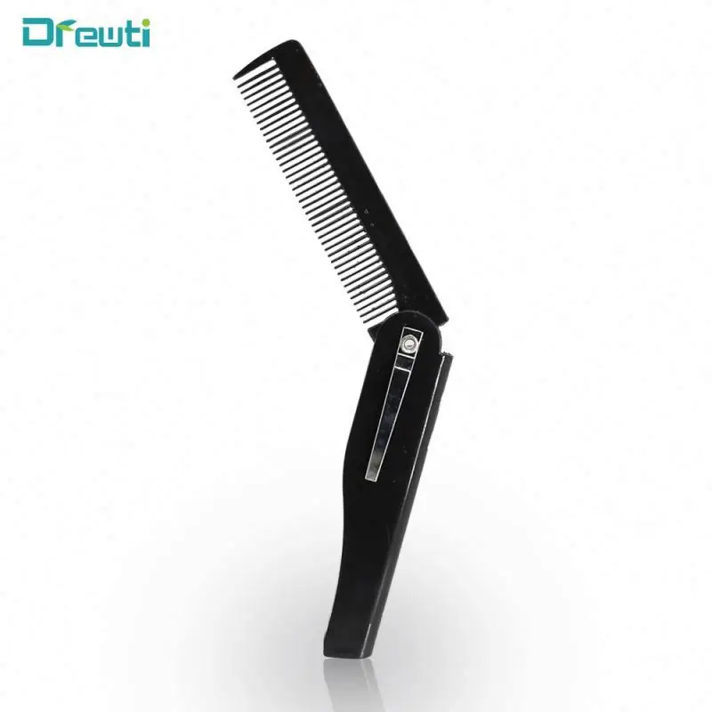 Pravate Label Razor Comb Hair Thinning Private Hairdressing Cutting 2 Trimming Two Sides Combs Disposable With Blade Logo