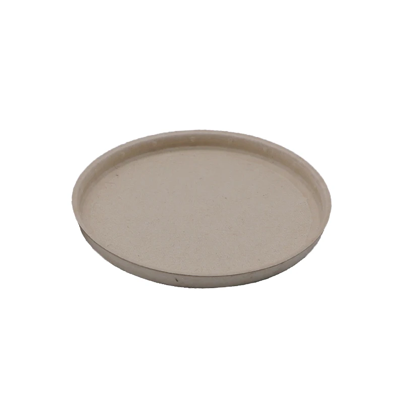 Biodegradable unbleached pulp 4 oz 2 oz bagasse sauce cup with lid