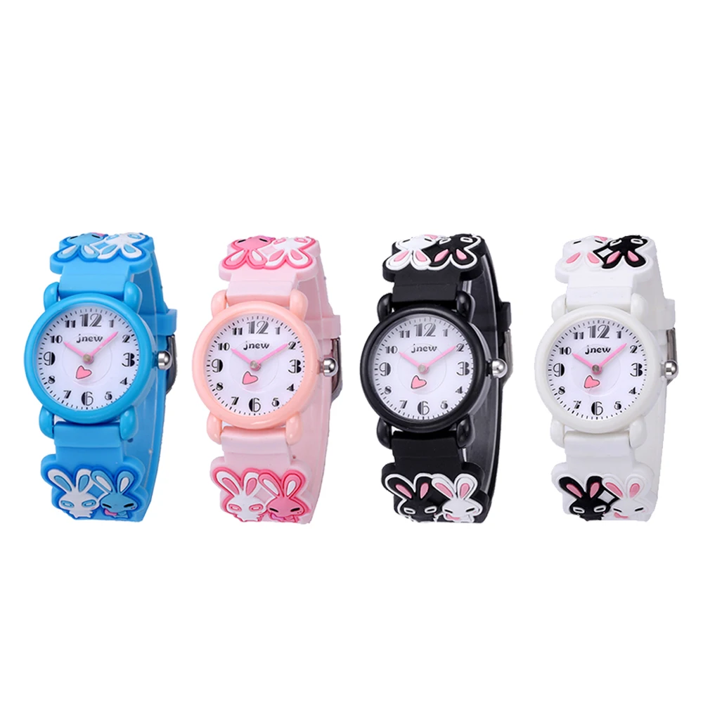 fashion cartoon baby watch customized animal silicone kids wrist watch analog watch for children