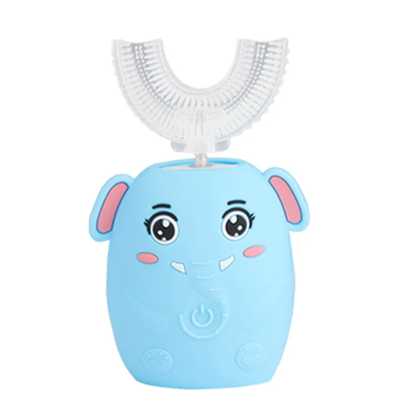 Travel Oem Baby Teeth Refillable Sonic Tooth Brush Children U Shape Kids Electric Toothbrush