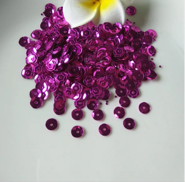 
10mm cup sequins loose sequins middle hole 