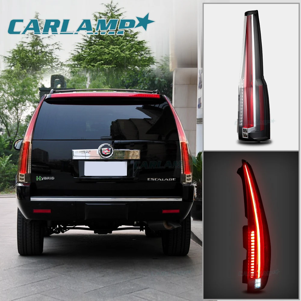 Оптовая продажа с завода VLAND полностью светодиодные задние фонари фары в стиле Escalade 2007-2014 задний фонарь для Cadilla es