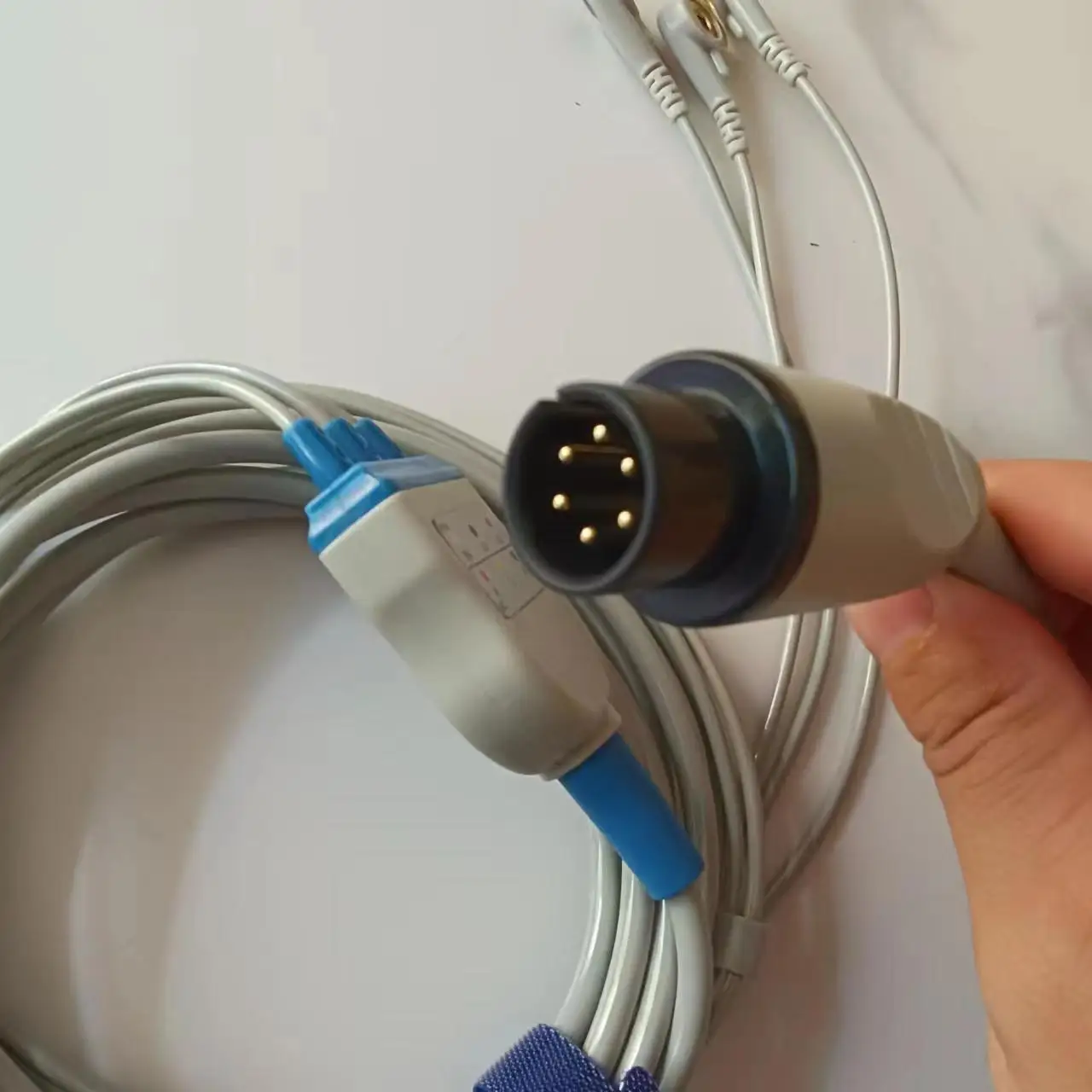 ECG EKG Cable  12 Leads  3 Leads  5 Leads  Compatible  Mindray  Edan Bolight GE  ECG Cable 4.0 Banana IEC