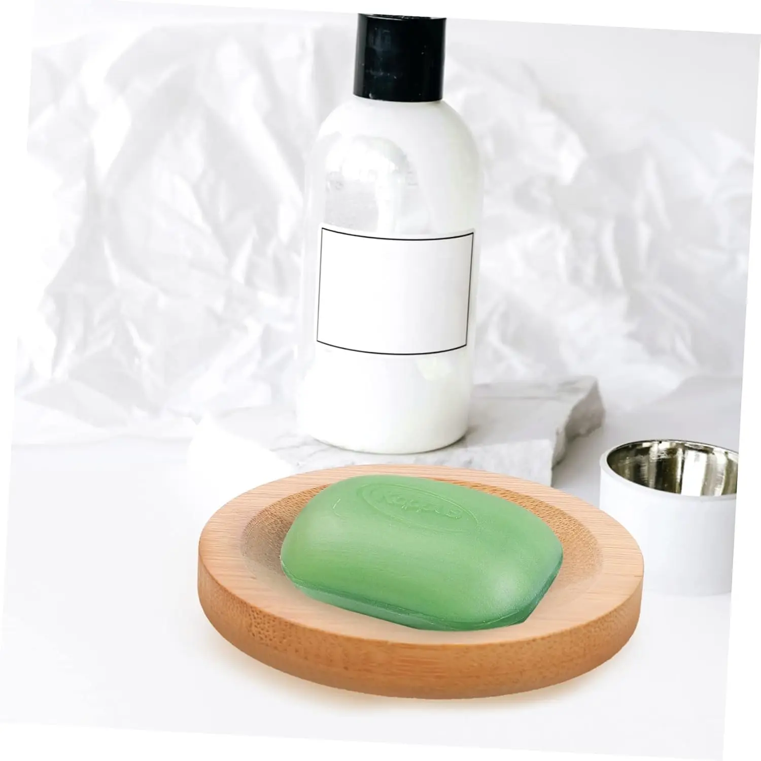 Wholesale Portable Bamboo Soap Dish Bathroom Wooden Soap Box Tray Holder Container With Drain