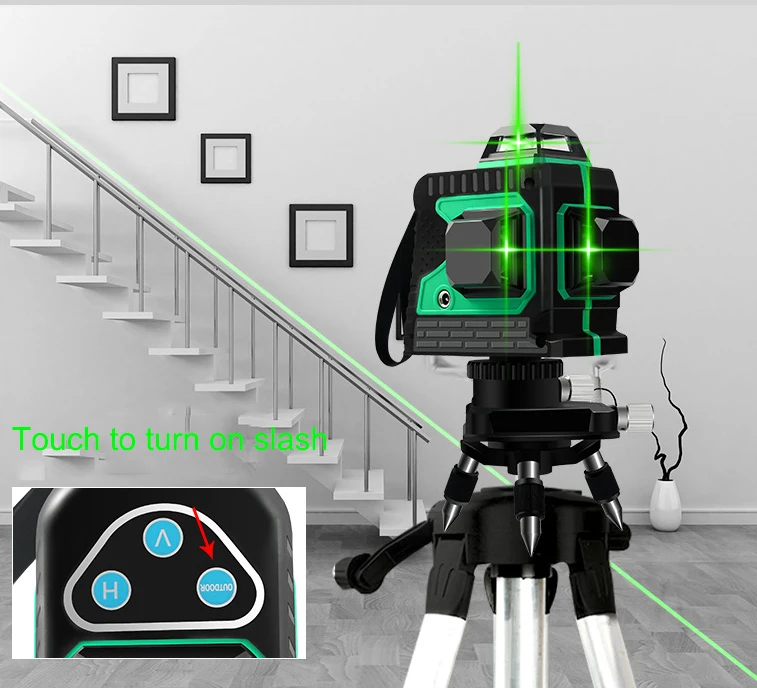  Professional New Arrive 3D 12 lines nivel laser level line with function Angle