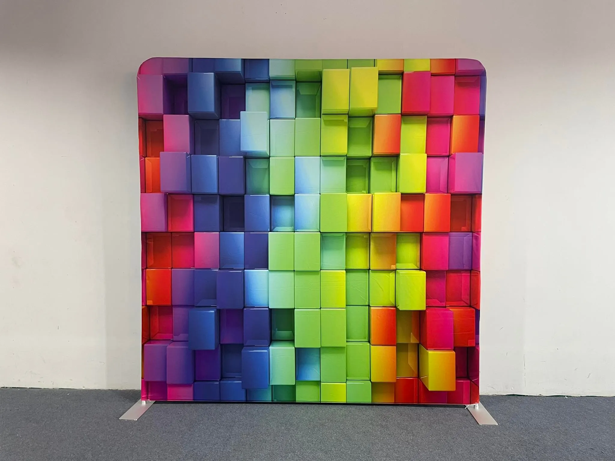 Ready to ship 8ft portable custom photo booth backdrop  straight backdrop   trade show booth exhibition booth custom backdrop