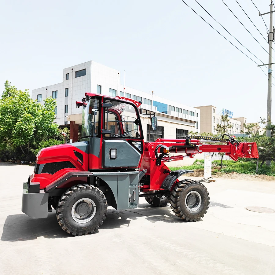Taian Brand Telescopic Wheel Loader Articulated Mini Front End Wheel Loader TL1500