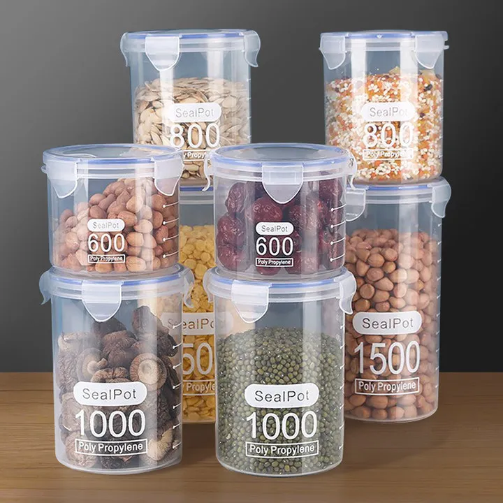 Hot New Premium Airtight Stackable Food Containers Plastic Organizer Food Organizer Box Lid Storage Container Set