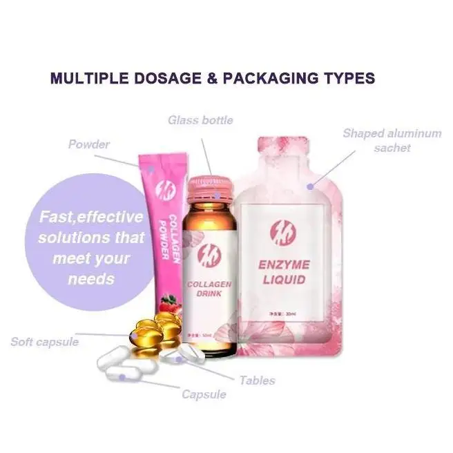 OEM High-Quality High-Dose Glutathione Collagen Vitamin C Whitening Capsules