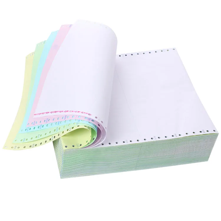 
China Most Popular 6Ply Continuous Computer Printing Paper Carbonless Copy Paper 