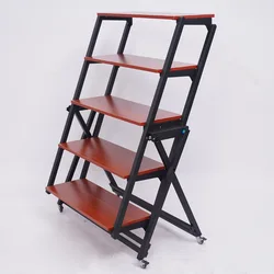 New multifunctional wall-mounted deformable folding table universal wheel swivel retractable dining table wholesale