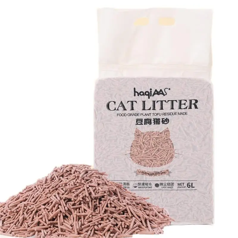 Litter Clean Cat Free sample Wholesale factory price good quality non loose sand tofu cat litter for pets