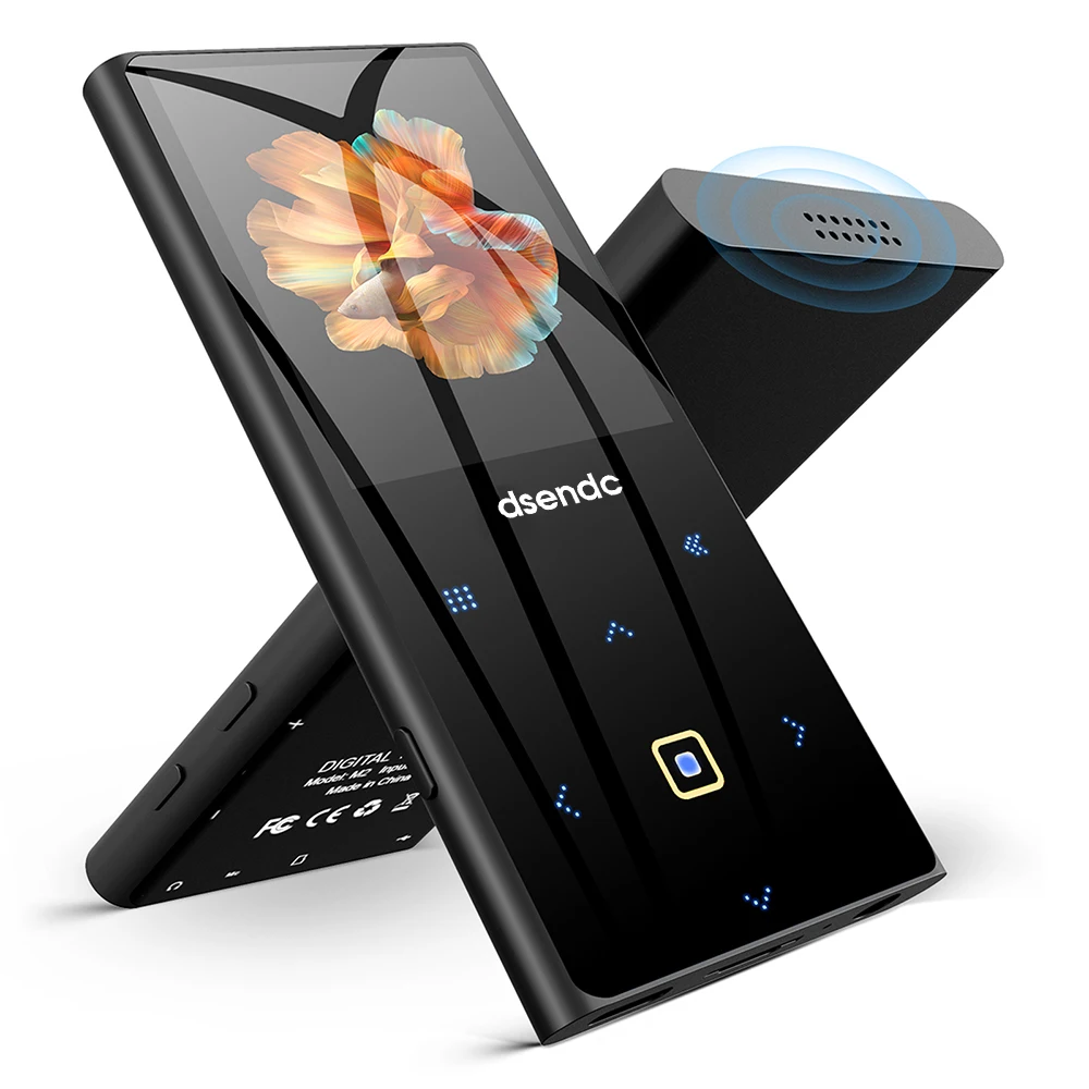 dsendc MP3 Music Player 2.4 Inch LCD Screen Lossless HiFi Sound MP4 with Recorder FM E-Book
