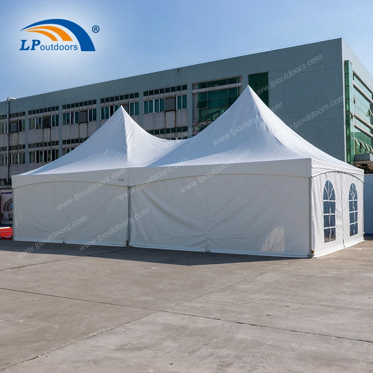5x5m wholesale aluminum frame spring top tent cable cross marquee for outdoor rental party event
