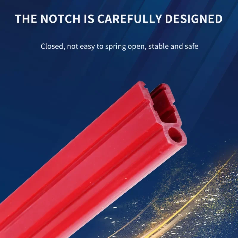 Oem Odm PVC Seal Silicone Rubber Water Fins Rail Edge Trim Strip Carbon Flippers Protection Strips