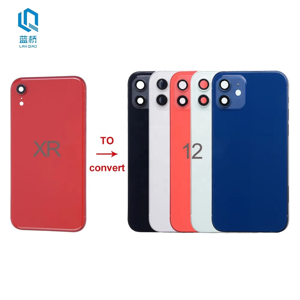 DIY back housing convert for iphone xs max into 12 pro max  back cover housing for iphone x to 12 pro back glass frame change