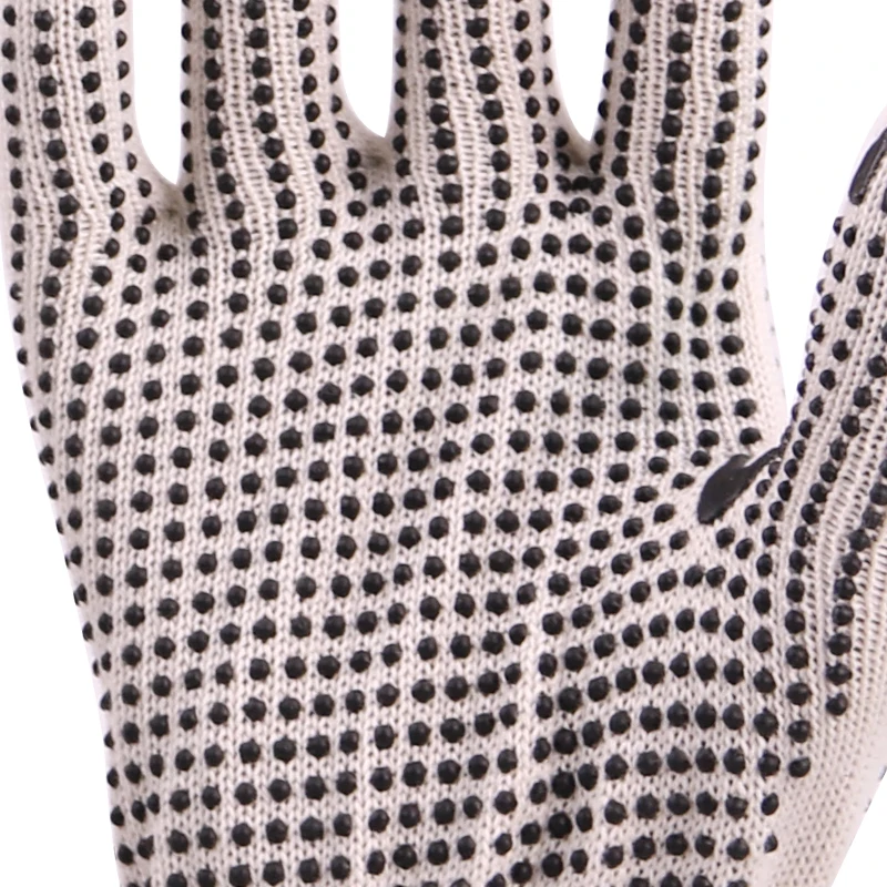 XINGYU Construction Labor Protection Gloves PVC Double-Sided Bead Anti Slip Thick Knitted Gloves