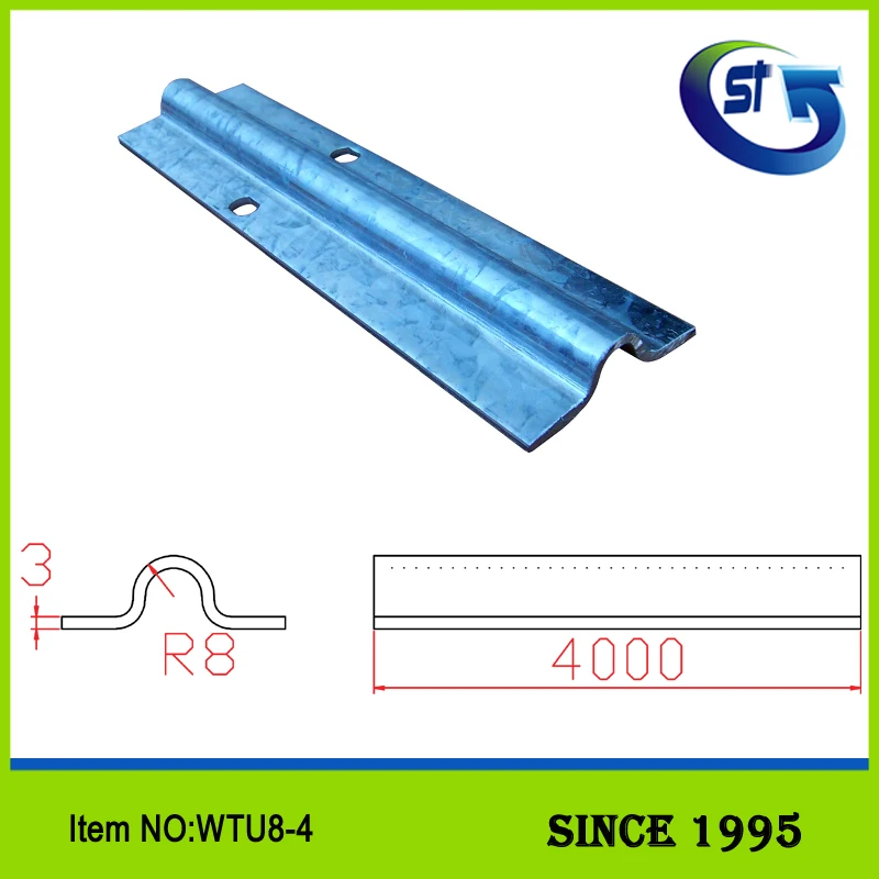 CHINA hot sale Bolt down track , guide rail for sliding gate wheel