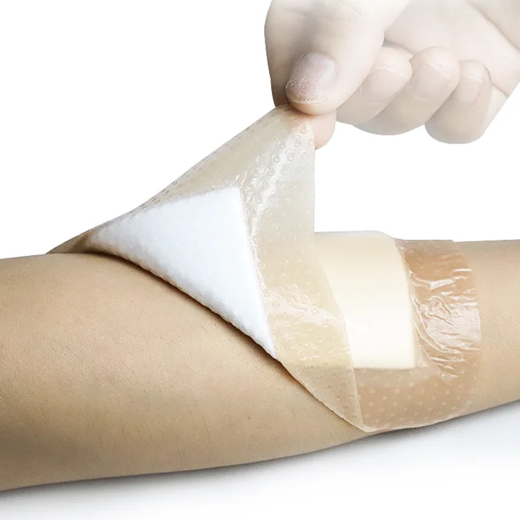 Hot sale Medical Silicone Foam Dressing High absorbent wound dressing