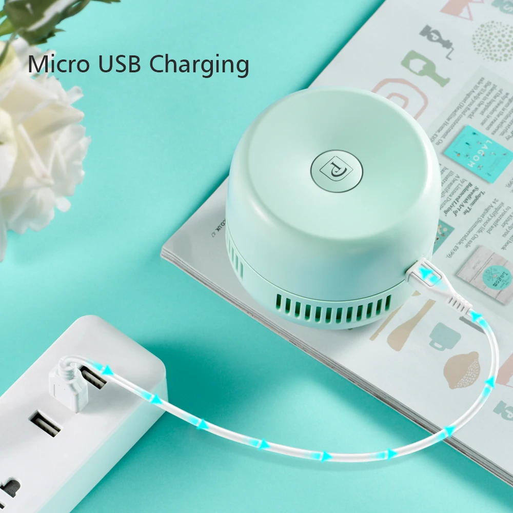 Портативный мини-пылесос DM с зарядкой от USB компактный Настольный пылесос для дома и автомобиля