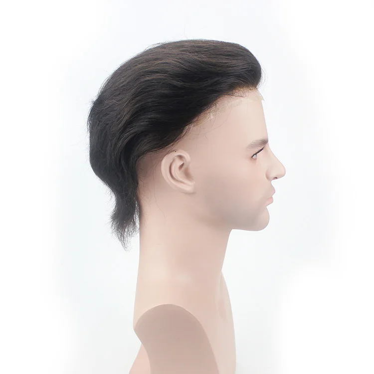 Набор Натуральных Волос ICON супер тонкие моно-кружевные мужские парики из человеческих волос