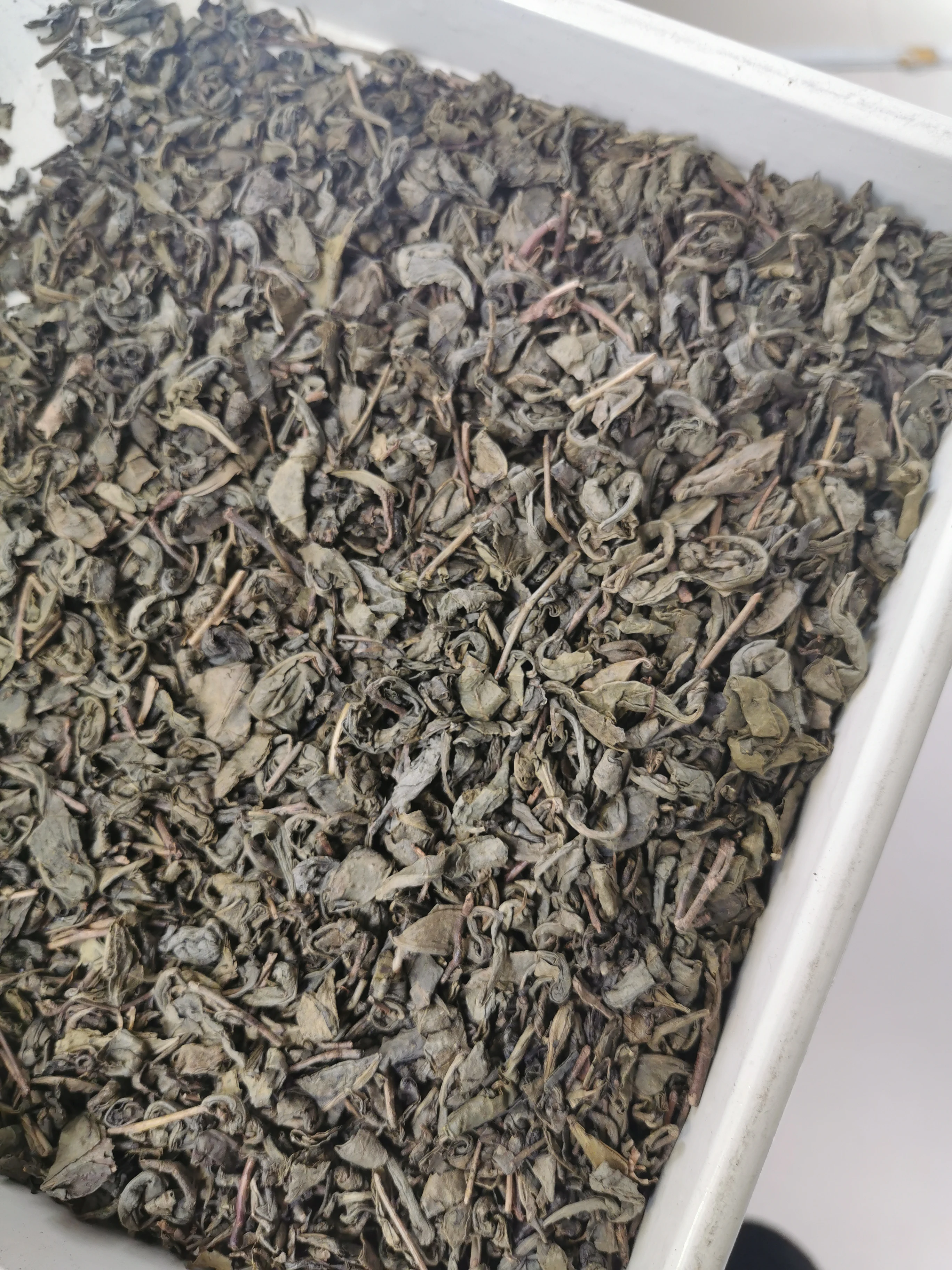 Лидер продаж, китайский зеленый чай с большими листьями 9500, 9373, DL022, качественный Узбекистан, туркеминистан, фирменный Чай