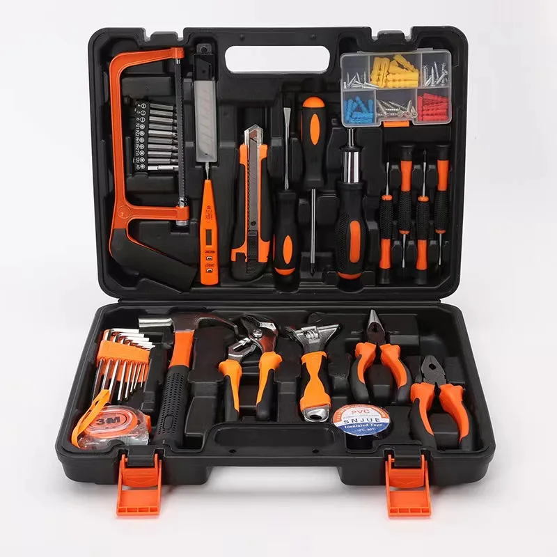 Nylon Tools Gadgets Set With Black Walnut Handle Craftman Tools Box Set Professional Sleeve Hand Tools Set Professional Elec