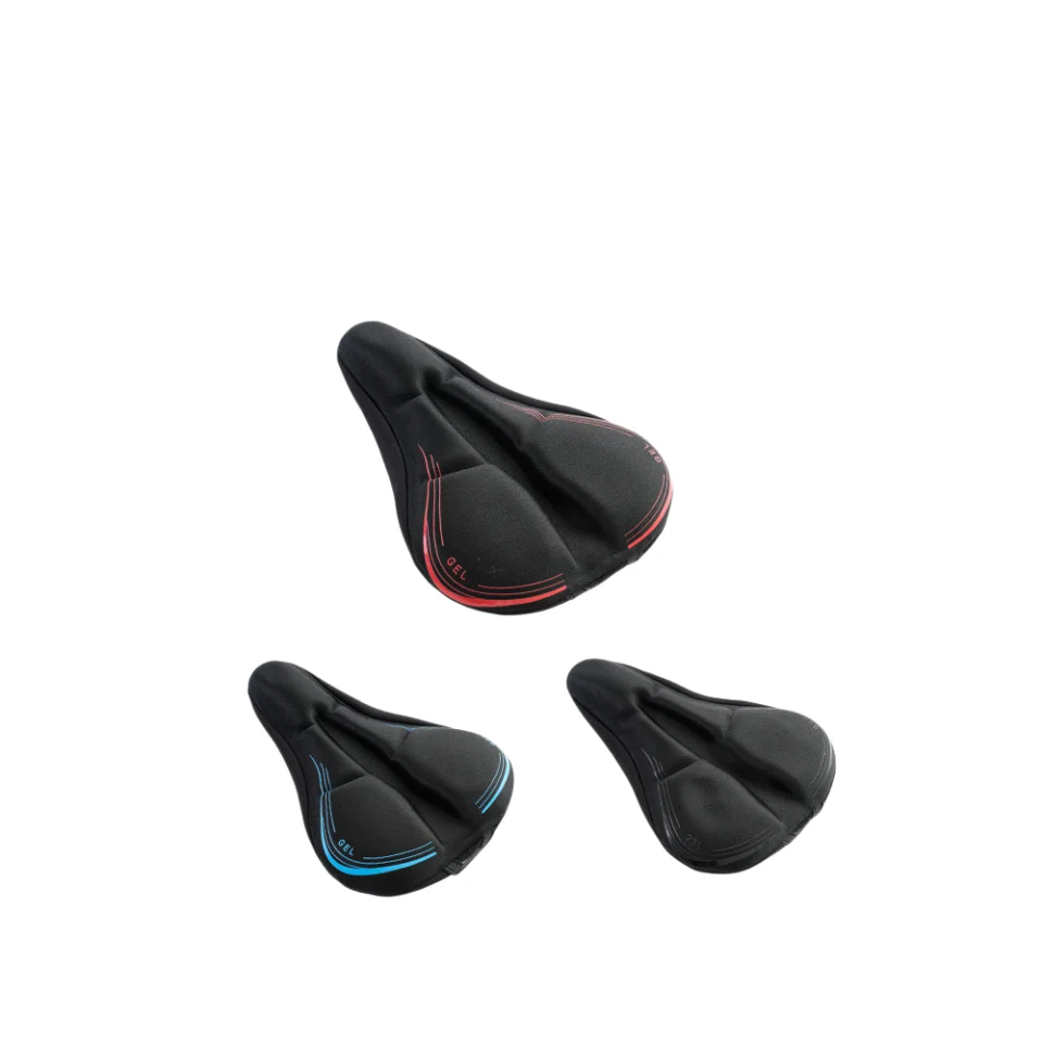 Mountain bike thickened 3D non-slip silicone soft seat cover/saddle gel seat cover/bicycle silicone seat cover