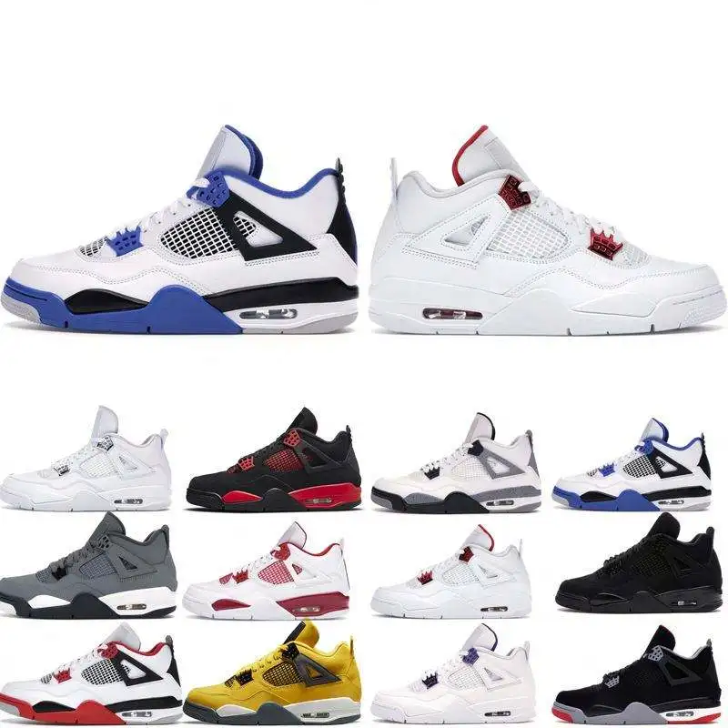 OG 22022 TOP high quality Genuine Leather AJ retro 4 5 6 11 12 13 14 Sports air Shoes best AJ Basketball Shoes gift for Men