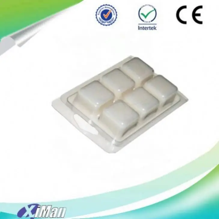 Recyclable corn clamshell packaging wax melt, candle wax melts clamshell packaging frosted wax melts bee clam shell