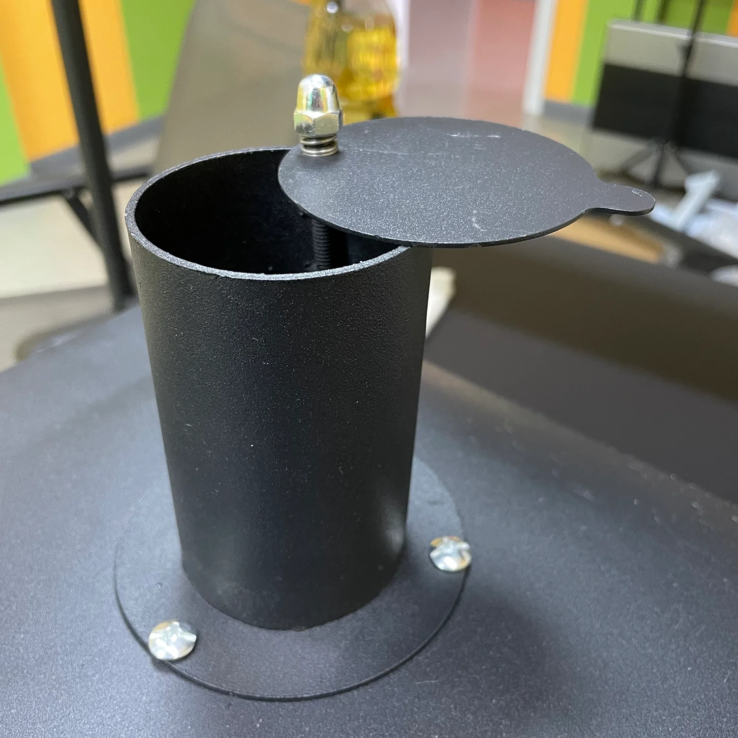 Brenu vertical cast iron chicken cooking charcoal flat table machine iron chimney portable bbq maker grill for outdoor camping