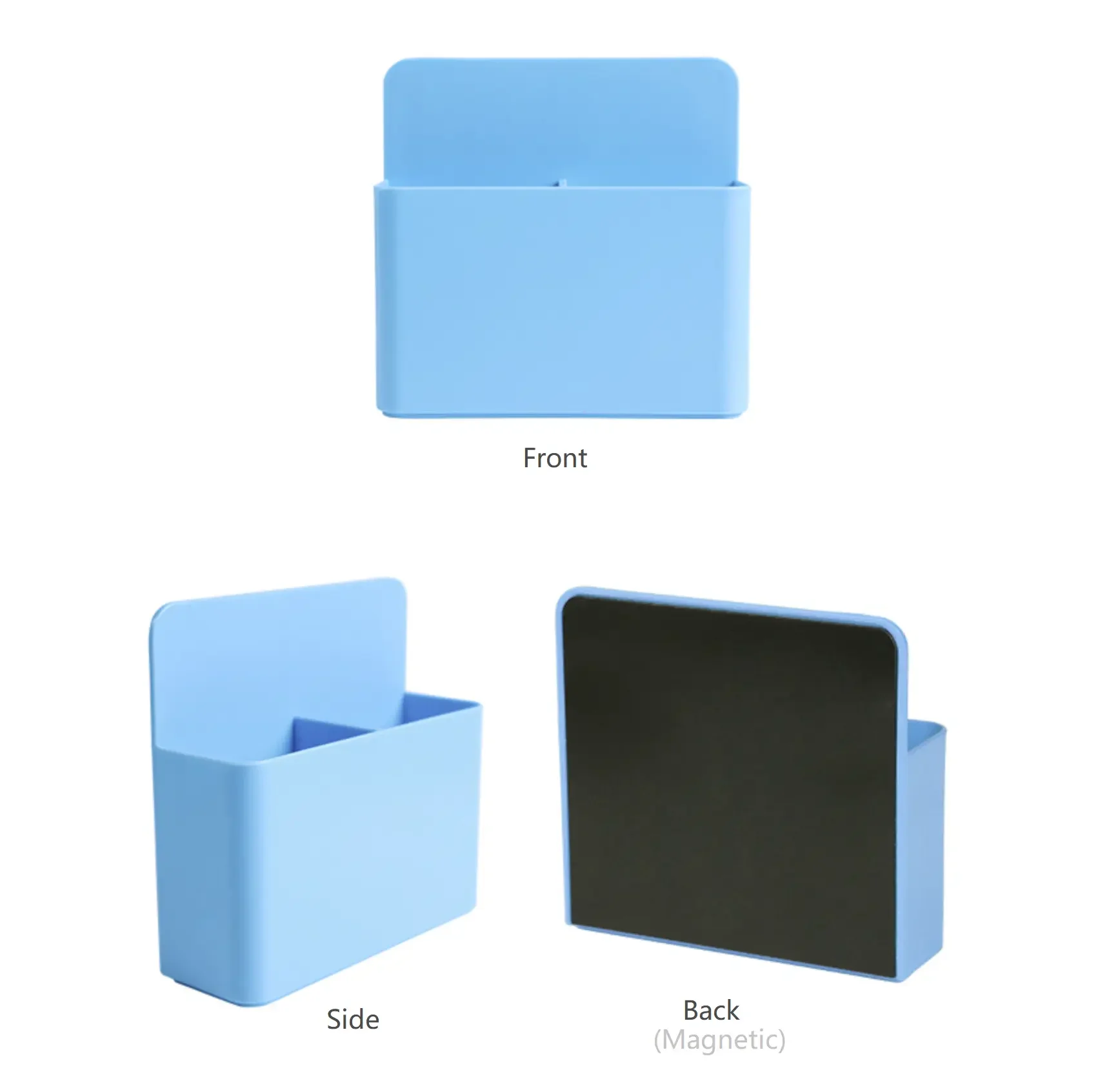 2-Slot Acrylic Magnet Storage Box Strong Suction Magnet Office Stationery Organizer New Arrival Classroom Magnetic Material